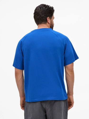 Футболка унисекс оверсайз T2, синяя