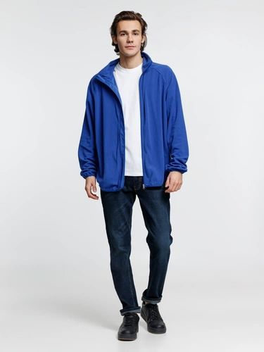 Куртка флисовая унисекс Fliska, ярко-синяя