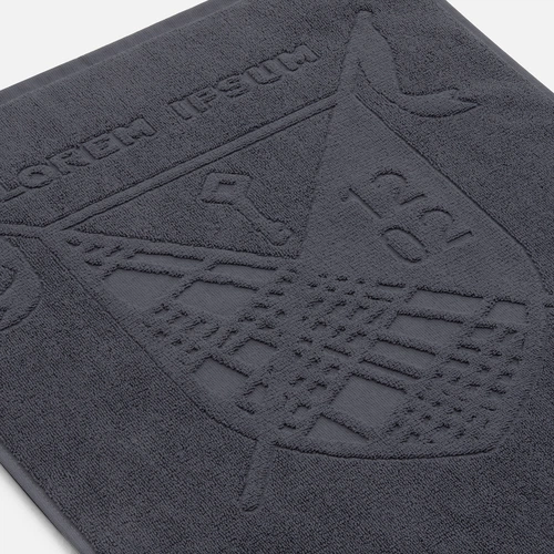 Полотенце на заказ Surpass с рельефным логотипом, большое