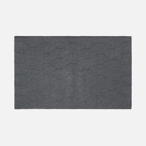 Плед Curve Verve, серый меланж (маренго)