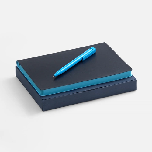 Набор Doppio, синий с голубым