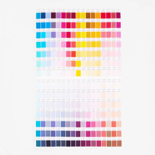 Футболка T-bolka 160 с DTG-печатью Kornit Color Сhart 3, белая, размер L