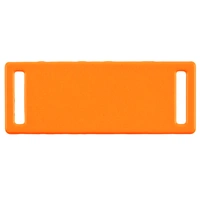 Шильдик металлический Kova, оранжевый неон