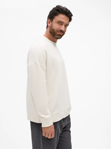 Свитшот унисекс S2, молочно-белый