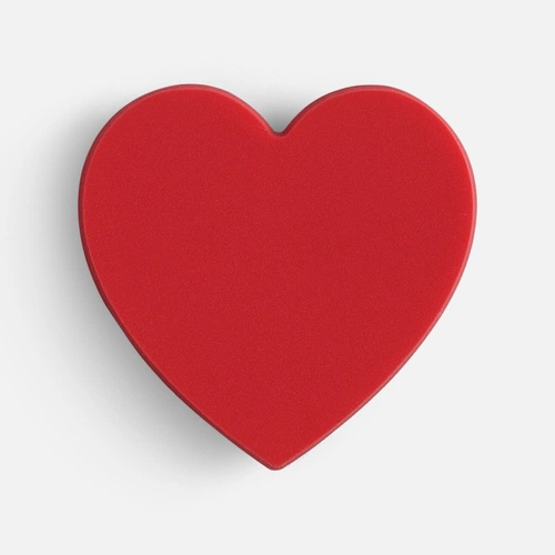 Джибитс из ПВХ «Сердце», красный