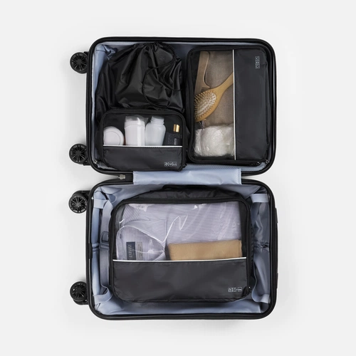 Дорожный набор сумок noJumble 4 в 1, черный