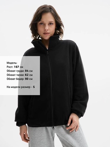 Куртка флисовая унисекс Ben Mac, черная