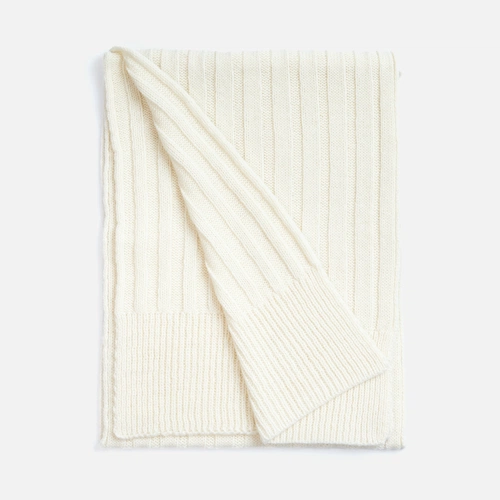 Шарф Bellish, белый (ванильный)