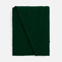 Плед Remitti, темно-зеленый (хвойный)