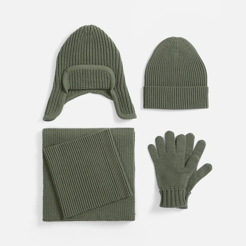 Шарф Catch Match, зеленый (полынь)