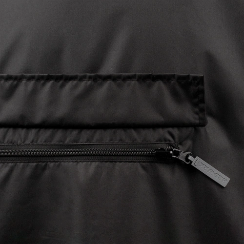 Дождевик-анорак Hard Work, укороченный, черный, единый размер