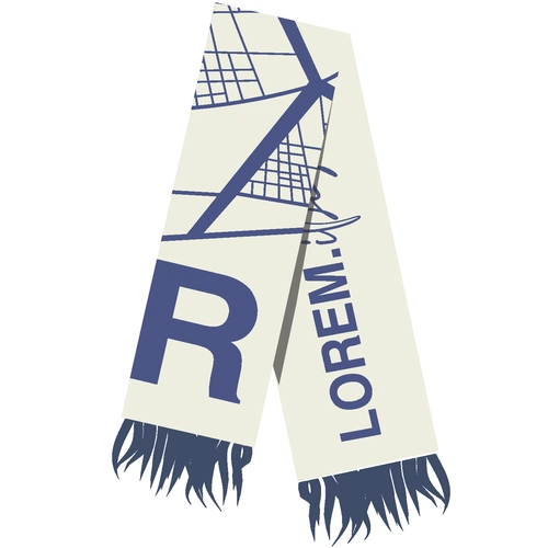 Шарф на заказ Tricksy Classic Fint, L, полушерсть