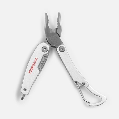 Мультитул Fixer, серебристый с нанесением