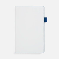 Ежедневник White Shall, недатированный, бело-синий