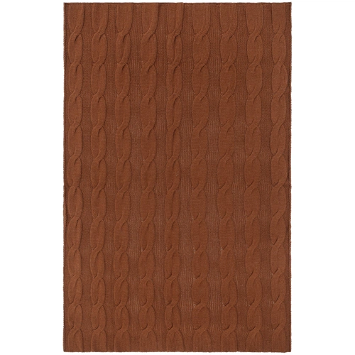 Плед Snefald, коричневый (темное золото)