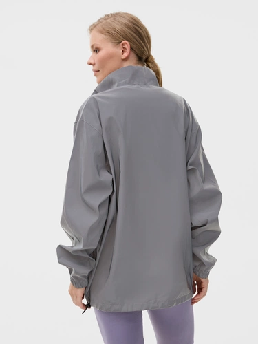 Ветровка унисекс Manifest Pro из светоотражающей ткани, серая