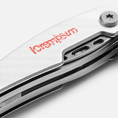 Мультитул Fixer, серебристый с нанесением