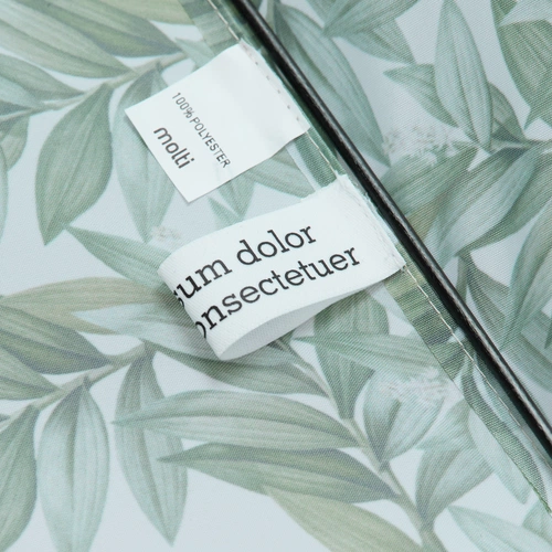 Зонт-трость Undercolor с полной запечаткой, с зелеными спицами