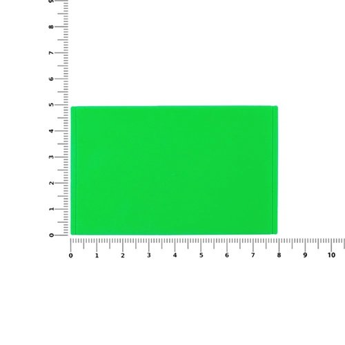Лейбл из ПВХ Dzeta, ХL, зеленый неон