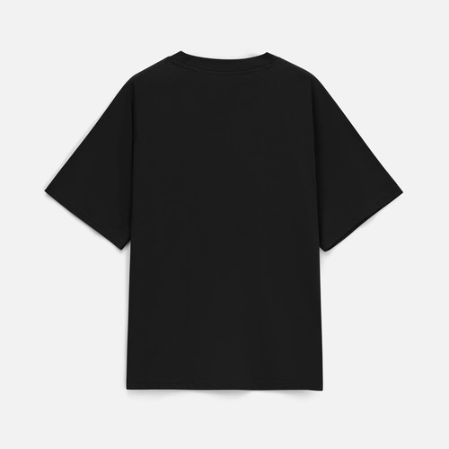 Футболка унисекс оверсайз T2, черная