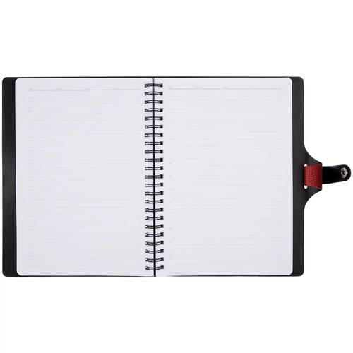 Ежедневник Strep Front на заказ, недатированный, красный