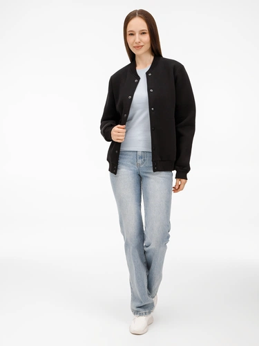 Бомбер унисекс AtmosWear, черный