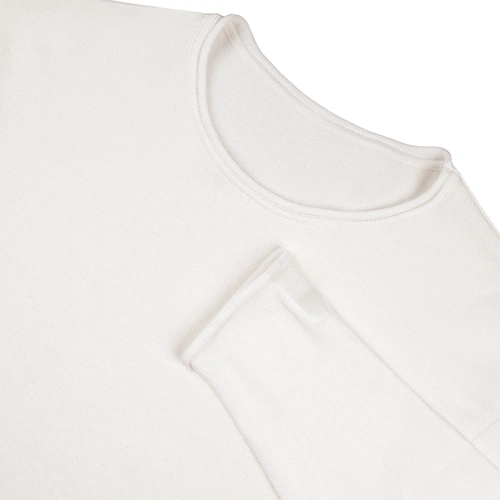 Лонгслив унисекс Siluetti Fuori, молочно-белый