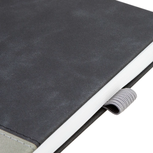 Ежедневник Horizon, недатированный, серый с черным