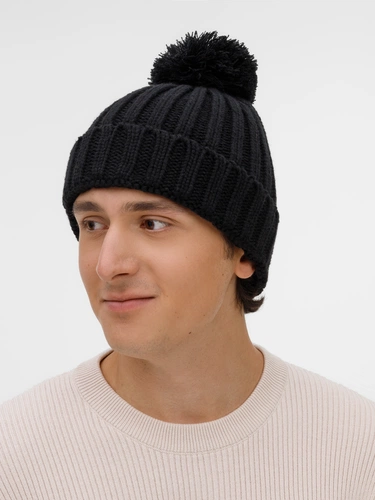 Шапка HappyGo, черная