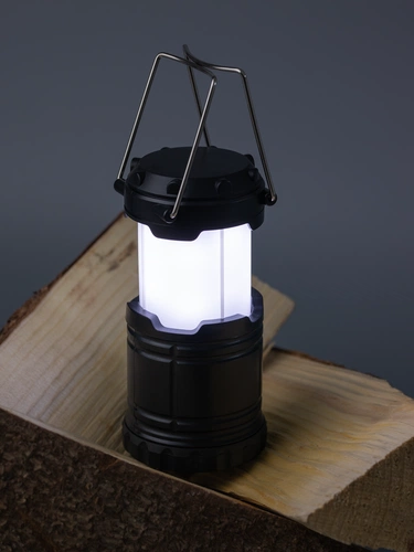 Кемпинговый фонарь с имитацией пламени Lindau Flame, черный