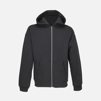 Толстовка унисекс на молнии Jelo, черная