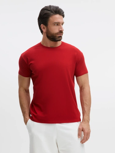 Футболка Imperial 190, вишнево-красная