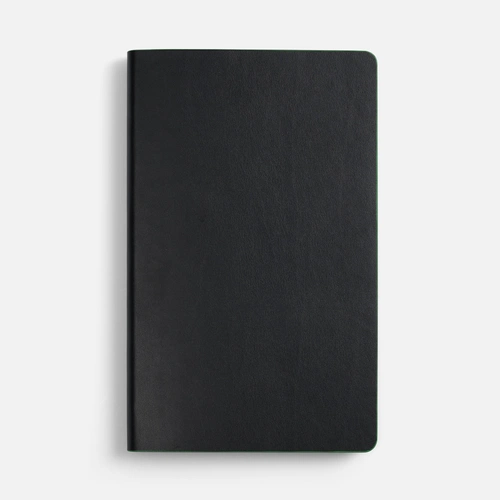 Ежедневник Trait, недатированный, черный с зеленым