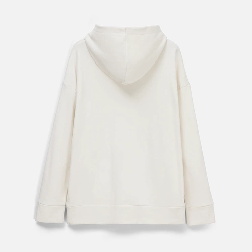 Худи унисекс H2, молочно-белое