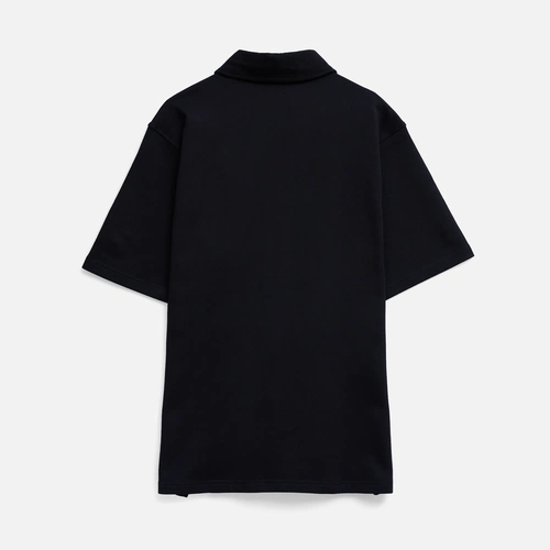 Рубашка поло унисекс Tiimi, черная