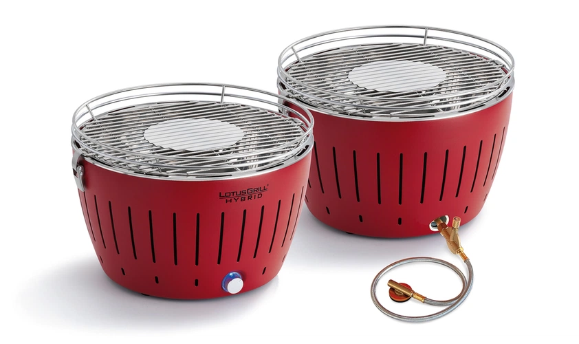 Гриль Lotus Grill Classic Hybrid, красный