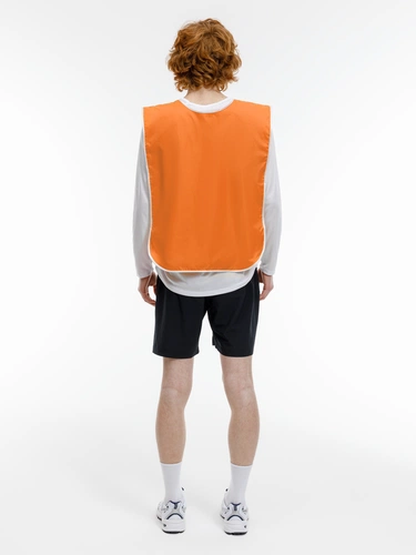 Манишка Member, оранжевая с белым