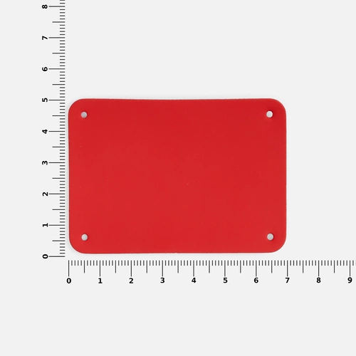 Лейбл Eta Soft Touch, XL, красный