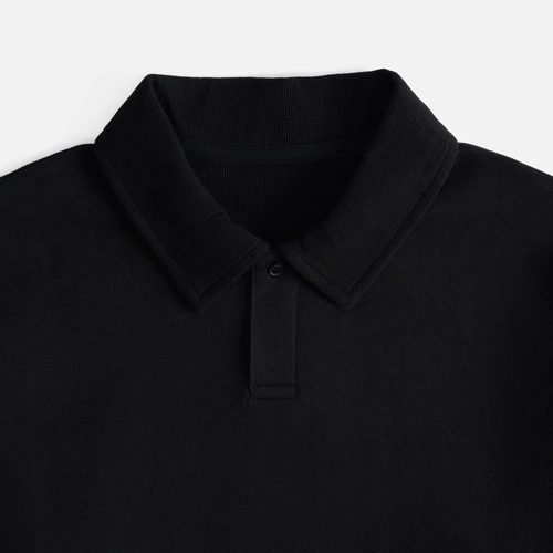 Рубашка поло унисекс Tiimi, черная