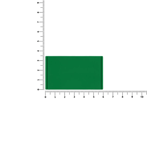 Лейбл из ПВХ Dzeta, M, зеленый