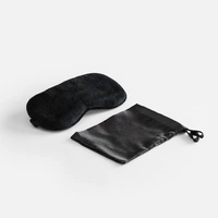 Двухстороняя маска для сна Veluto, черная