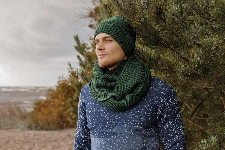 Шапка фактурная Brugge Grand Max, акрил