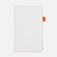Ежедневник White Shall, недатированный, бело-оранжевый