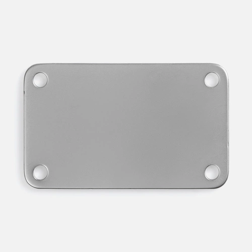 Шильдик металлический Furo, серебристый