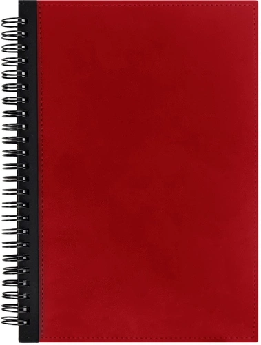 Ежедневник Notera Maxi, недатированный, красный