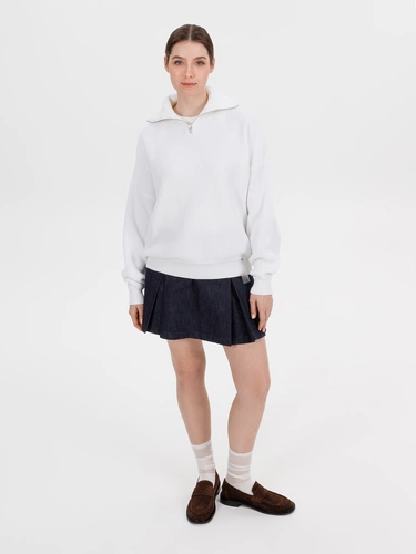 Джемпер Siluetti Birne, молочно-белый