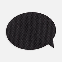 Наклейка тканевая Lunga Bubble, M, черная