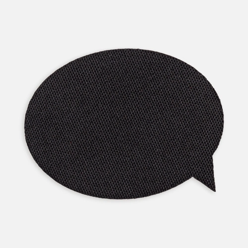 Наклейка тканевая Lunga Bubble, M, черная