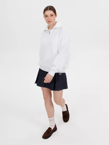 Джемпер Siluetti Birne, молочно-белый