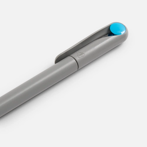 Ручка шариковая Prodir DS1 TMM Dot, серая с голубым